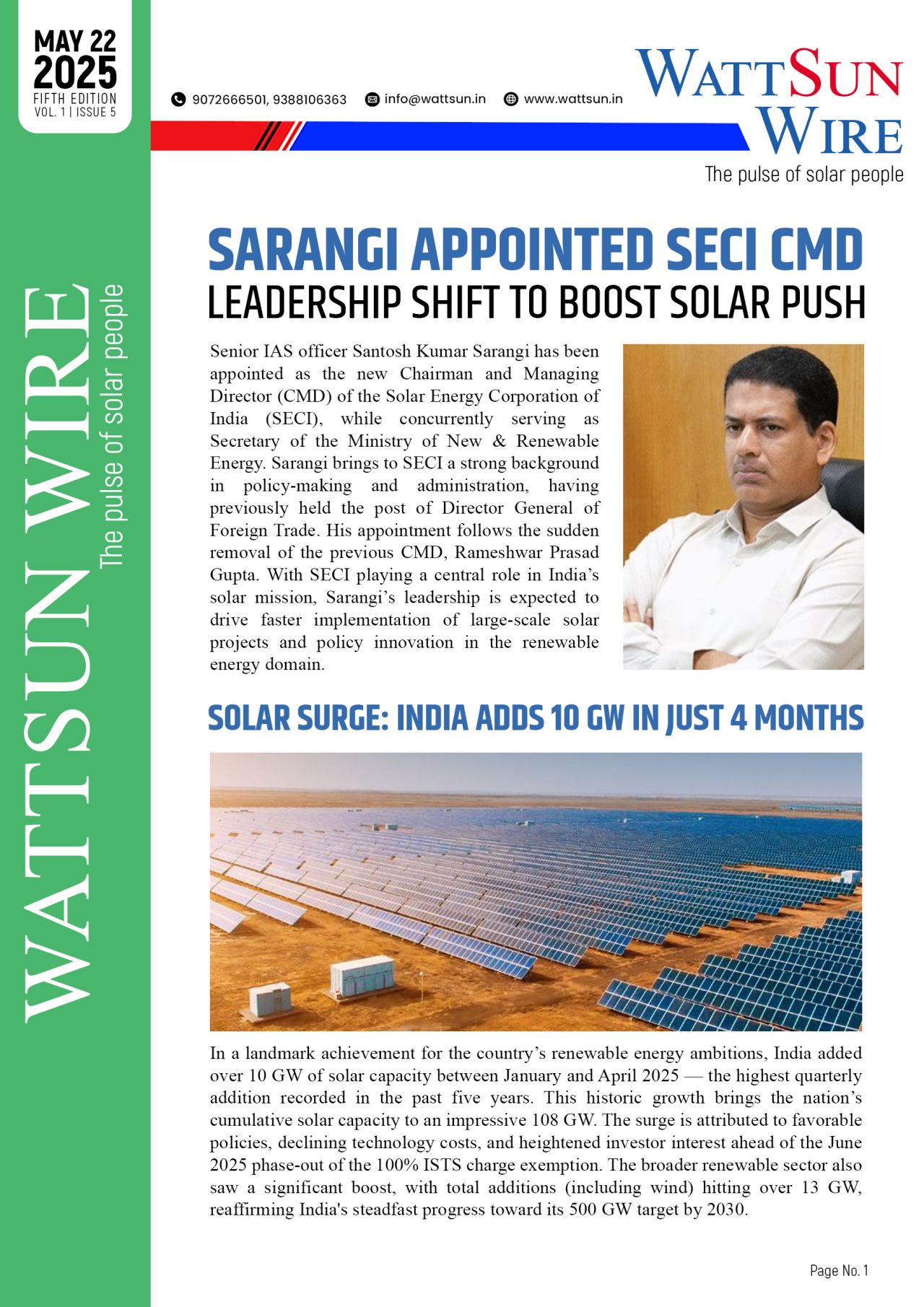 Wattsun - Never Ending Energy